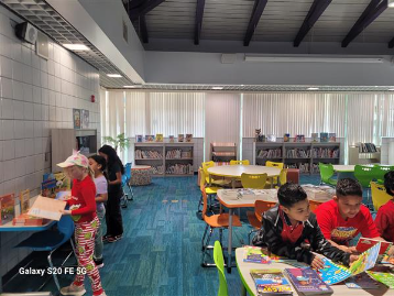 Kiwanis book give out 